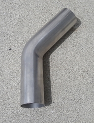 Mandrel Bend - Mild Steel - 2-1/2" on a 2-1/2" CLR - 45° 