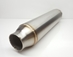 Exhaust Resonator - Stainless Steel - 2-1/4" Inlet/Outlet - 3-1/2" Case - 16" Length - RS-225-350-16