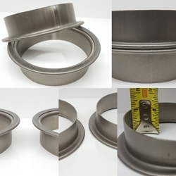 2-1/2" V-Band Titanium Rings 