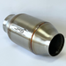 Exhaust Resonator - Stainless Steel - 2-1/2" Inlet/Outlet - 4" Case - 8" Length - RS-250-400-8
