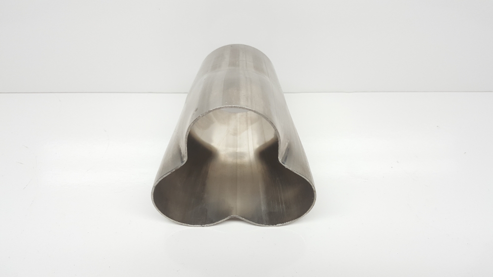ExoFlow Mild Steel 3-into-1 Merge Collector - 1.75" Primaries To 2.5" Collector