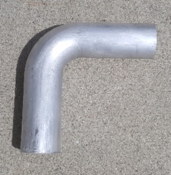 Mandrel Bend - Aluminum - 2-3/4" on a 4" CLR - 90°   