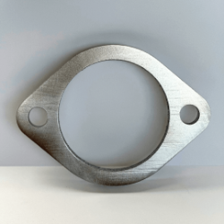 2 Bolt Flange - Stainless Steel - 3" OD Tube - Laser Cut   