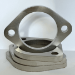 2 Bolt Flange - Titanium - 2-1/2" OD Tube - Laser Cut  - FG-Ti-2B-250