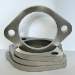2 Bolt Flange - Titanium - 2-1/2" OD Tube - Laser Cut  - FG-Ti-2B-250