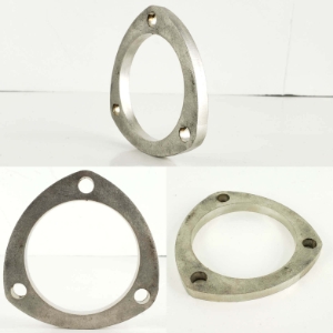 3 Bolt Flange for 2-1/2" Tube - Stainless Steel  