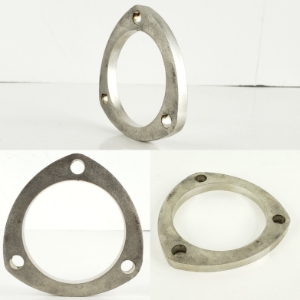 3 Bolt Flange for 3" Tube - Stainless Steel 