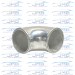 3" OD - Cast Aluminum - Tight Radius 90° Elbow  - ELB-C-AL-300-90