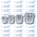 6061 Aluminum -AN Male Weld Bung - ADT-AL-AN-6