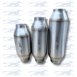 Exhaust Resonator - 304 Stainless Steel - 3" Inlet/Outlet - 5" Case - Baja Series 