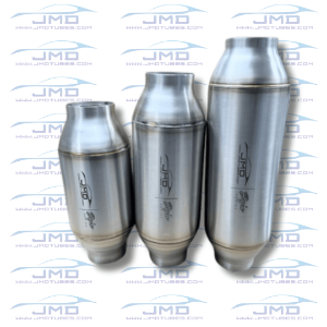 Exhaust Resonator - 304 Stainless Steel - 3" Inlet/Outlet - 5" Case - Baja Series 