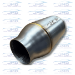 Exhaust Resonator - 304 Stainless Steel - 3" Inlet/Outlet - 5" Case - Baja Series - RS-SS-300-500-12-BAJA