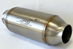 Exhaust Resonator - Stainless Steel - 2-1/2" Inlet/Outlet - 4-1/2" Case - 12" Length - RS-250-450-12