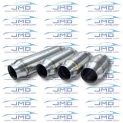 Exhaust Resonator - Stainless Steel - 2" Inlet/Outlet - 3-1/2" Case 