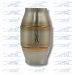 Exhaust Resonator - Stainless Steel - 2" Inlet/Outlet - 3" Case - 5-1/2" Length - RS-SS-200-300-550