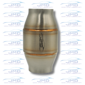 Exhaust Resonator - Stainless Steel - 2" Inlet/Outlet - 3" Case - 5-1/2" Length 