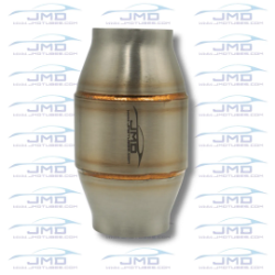 Exhaust Resonator - Stainless Steel - 2" Inlet/Outlet - 3" Case - 5-1/2" Length 