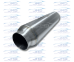 Exhaust Resonator - Stainless Steel - 3-1/2" Inlet/Outlet - 5" Case - RS-SS-350-500-12