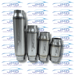 Exhaust Resonator - Stainless Steel - 3" Inlet/Outlet - 4-1/2" Case 
