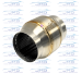 Exhaust Resonator - Stainless Steel - 3" Inlet/Outlet - 4" Case - RS-SS-300-400-6