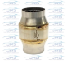 Exhaust Resonator - Stainless Steel - 3" Inlet/Outlet - 4" Case - RS-SS-300-400-6