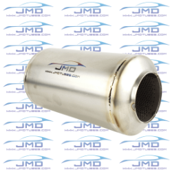 Exhaust Resonator - Titanium - 3" Inlet/Outlet - 4-1/2" Case 