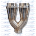 Exhaust Tip - 2.5" OD to Dual 3.5" tips - TIP-SS-250-D350-P