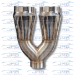 Exhaust Tip - 2.5" OD to Dual 3.5" tips - TIP-SS-250-D350-P