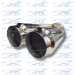 Exhaust Tip - 2.5" OD to Dual 3.5" tips - TIP-SS-250-D350-P