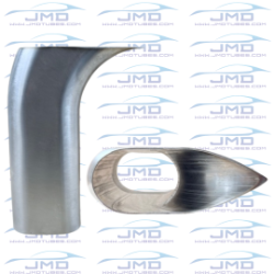 Exhaust Tip - Tear Drop - 3" Oval 