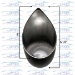 Exhaust Tip - Tear Drop - 3" - EX-TD-300-RF