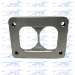 Flange - Billet - Stainless Steel - T6 - Dual 2.5" Inlet - FG-B-T6-D250