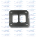 Flange - Mild Steel - T4 Divided - Laser Cut - Unthreaded - FG-MS-L-T4D