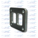 Flange - Mild Steel - T4 Divided - Laser Cut - Unthreaded - FG-MS-L-T4D