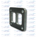 Flange - Mild Steel - T4 Divided - Laser Cut - Unthreaded - FG-MS-L-T4D