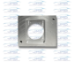 MAF Sensor Flange - 1.10" ID Port Hole - 2.49" Bolt to Bolt - 0.32" Height - MAF-R-110-249-32