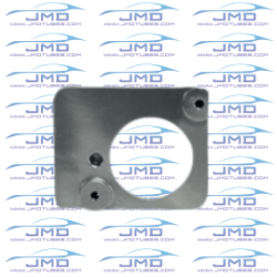 MAF Sensor Flange - Titanium - 1.25" ID Port Hole - 2.06" Bolt to Bolt - 0.28" Height  