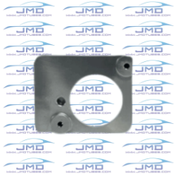 MAF Sensor Flange - Titanium - 1.25" ID Port Hole - 2.06" Bolt to Bolt - 0.28" Height  