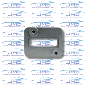MAF Sensor Flange - Titanium  - 1.40" x .43" Port Hole - 1.57" Bolt to Bolt - 0.34" Height 
