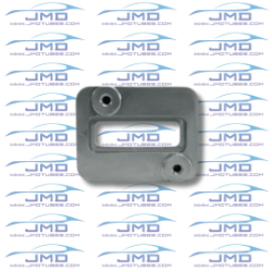 MAF Sensor Flange - Titanium  - 1.40" x .43" Port Hole - 1.57" Bolt to Bolt - 0.34" Height 
