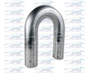 Mandrel Bend .120" Wall Stainless - 2" X 3" CLR - 180° 