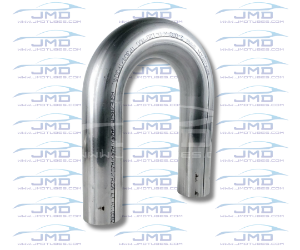 Mandrel Bend .120" Wall Stainless - 2" X 3" CLR - 180° 