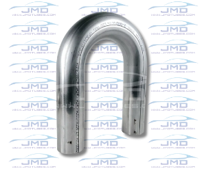 Mandrel Bend .120" Wall Stainless - 2" X 3" CLR - 180° 