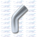 Mandrel Bend - Aluminum - 4" on a 4" CLR - 45° - MB-AL-40040045-RF