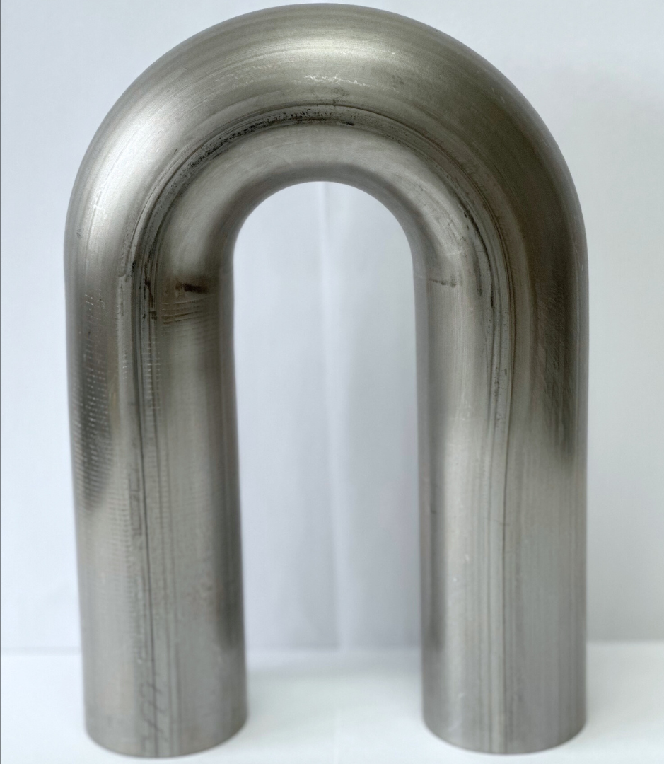 ExoFlow 2.25" Stainless Steel Exhaust Pipe Mandrel Bend - 60 Degree, Polished