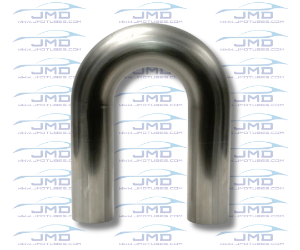 Mandrel Bend - Stainless Steel - 3" OD on a 4" CLR - 180° 