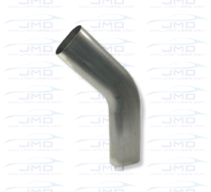 Mandrel Bend - Stainless Steel - Oval - 2.5" Nominal - 45° - Horizontal 