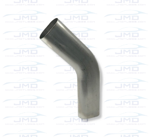 Mandrel Bend - Stainless Steel - Oval - 3" Nominal - 45° - Horizontal 