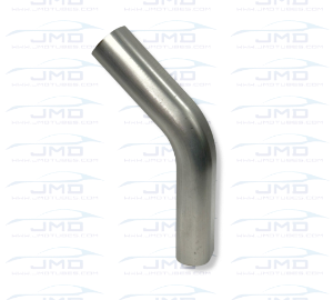Mandrel Bend - Stainless Steel - Oval - 3" Nominal - 45° - Vertical 