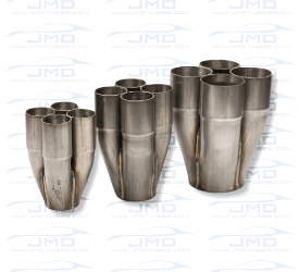 Merge Collector - Stainless Steel - 4 into 1 - 1-7/8" Inlet 